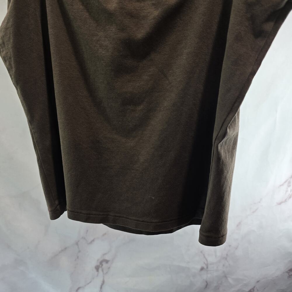 Skims Tank Top Womens Medium Brown Crop New Vintage Cami Spaghetti Square Neck - Picture 8 of 11